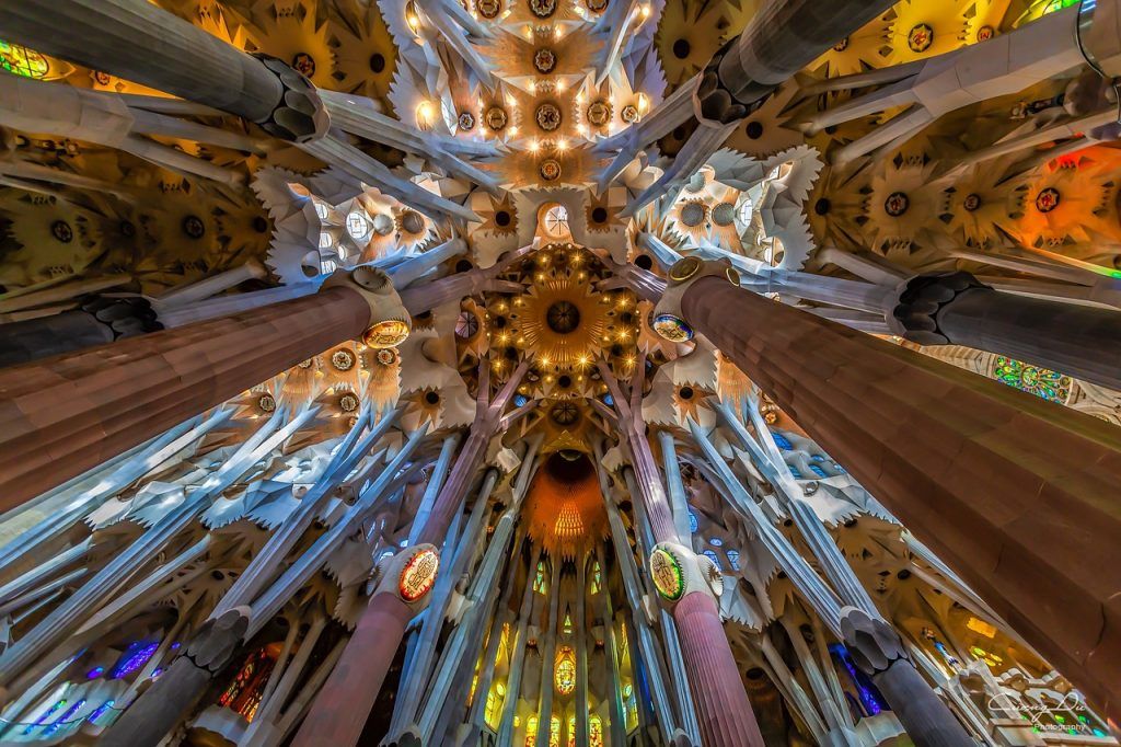 visiting sagrada familia