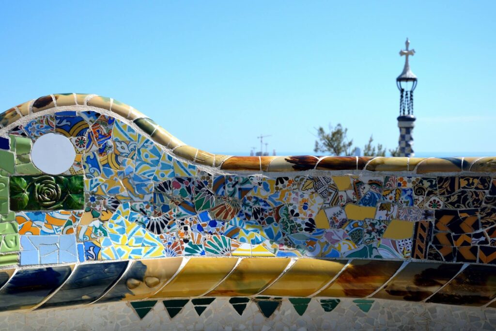 park guell in november