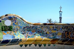 park guell in november