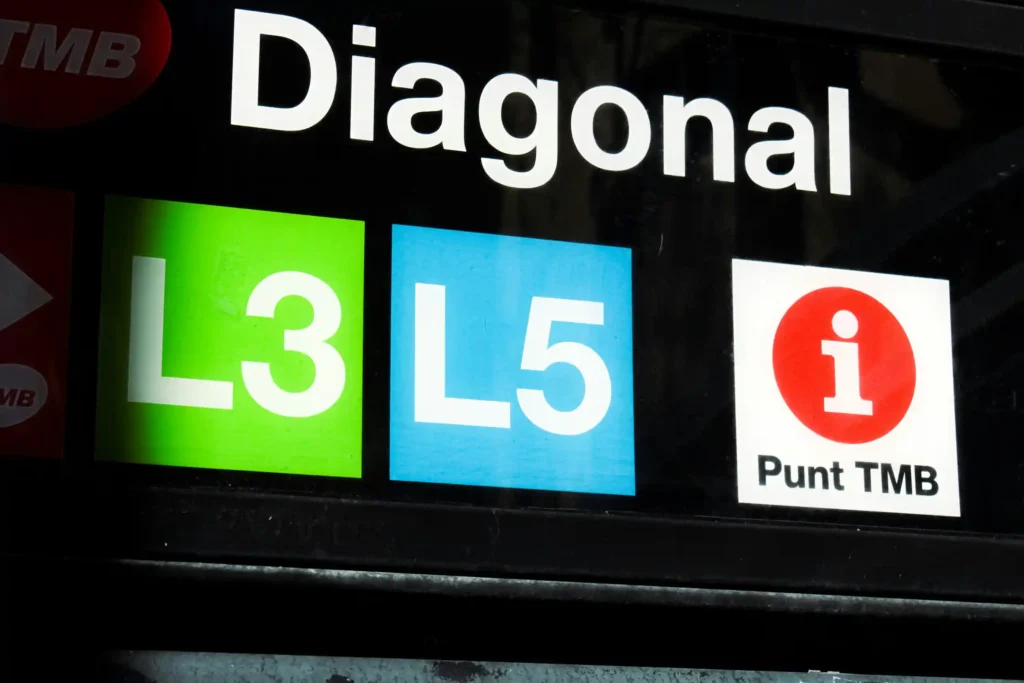 barcelona airport by metro