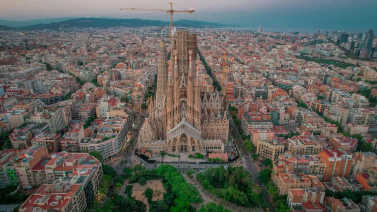 visiting sagrada familia
