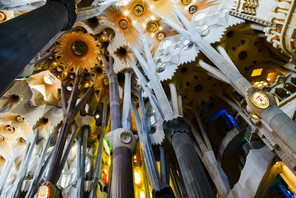 inside sagrada familia