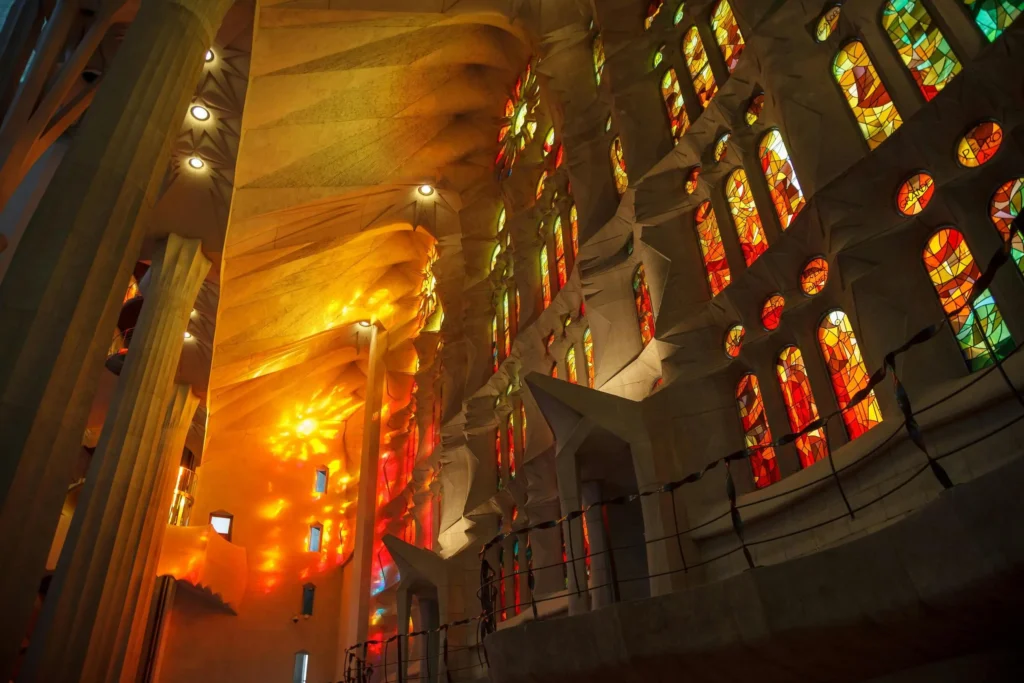 inside sagrada familia