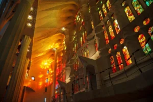 inside sagrada familia