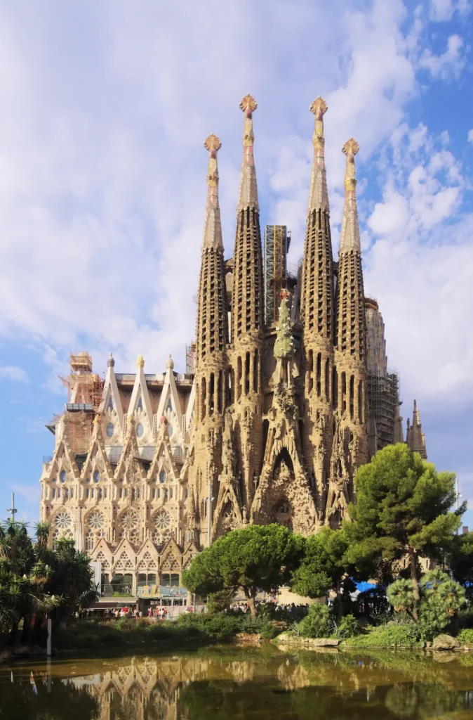 visiting sagrada familia