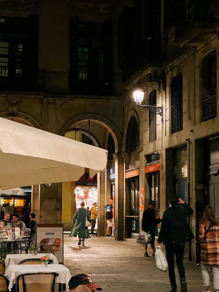 Barcelona at night