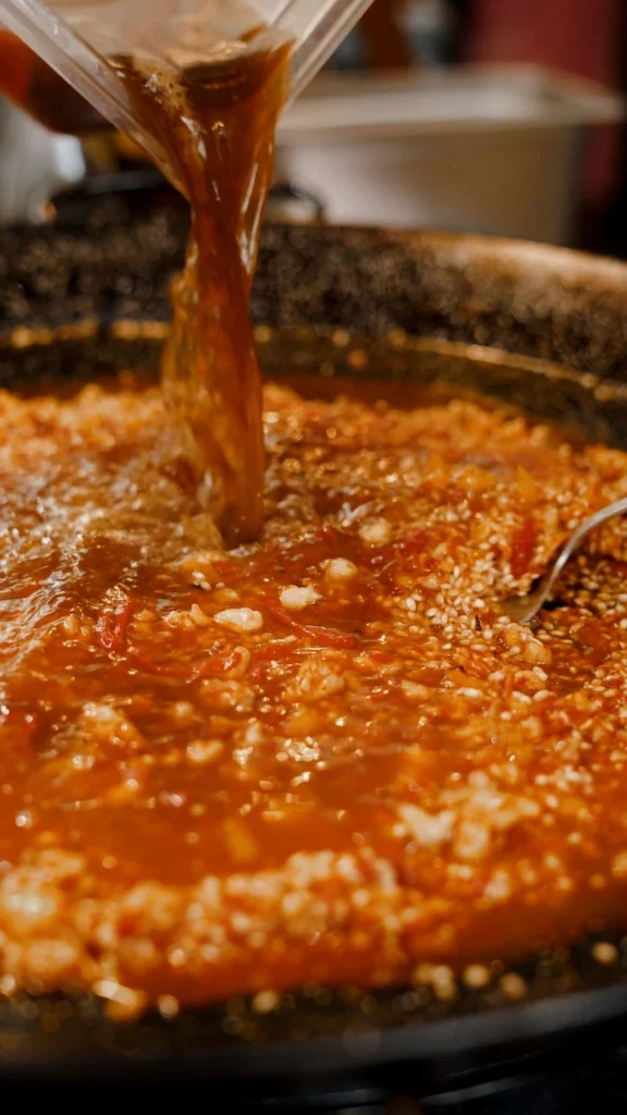 Paella ingredients
