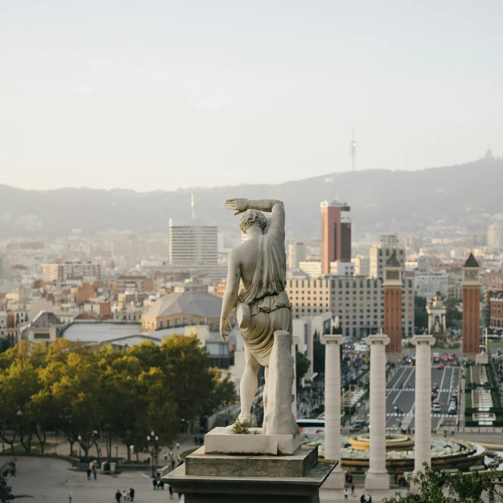 views from montjuic